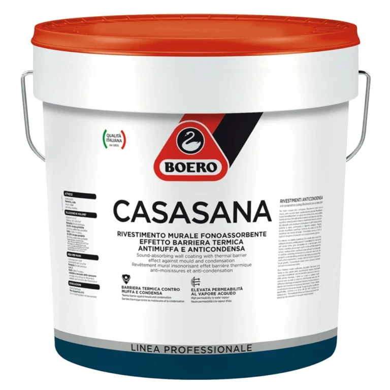 CASASANA RIVESTIMENTO MURALE FONOASSORBENTE ANTIMUFFA E ANTICONDENSA EFFETTO BARRIERA TERMICA