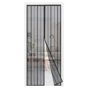 ZANZARIERA MAGNETICA NERA 130X230